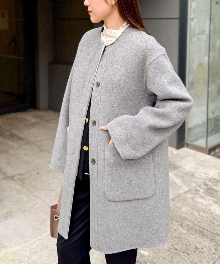 バイカラーリバーコート（5-0035-6-08-002）｜NOLLEY'S(ノーリーズ