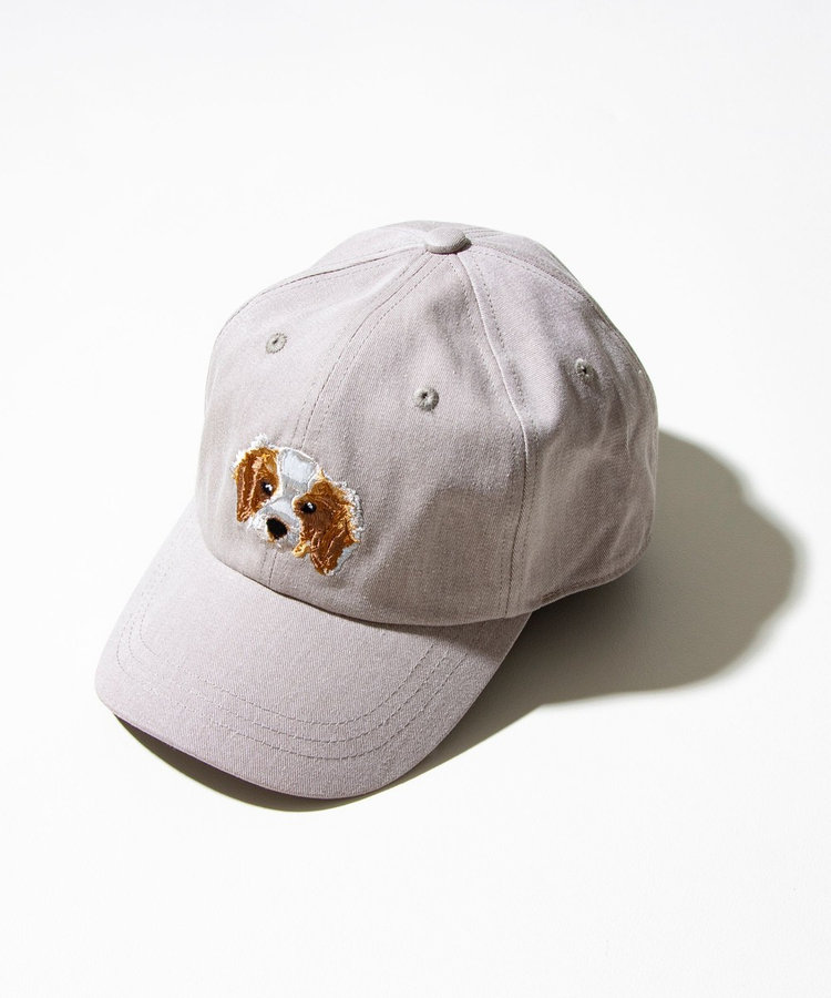 【GLOSTER/グロスター】WASHED DOG embroidery CAP キャップ  刺繍（3-0724-6-68-350）｜GLOSTER(グロスター）｜men（MEN）｜NOLLEY'S MALL（ノーリーズ モール）