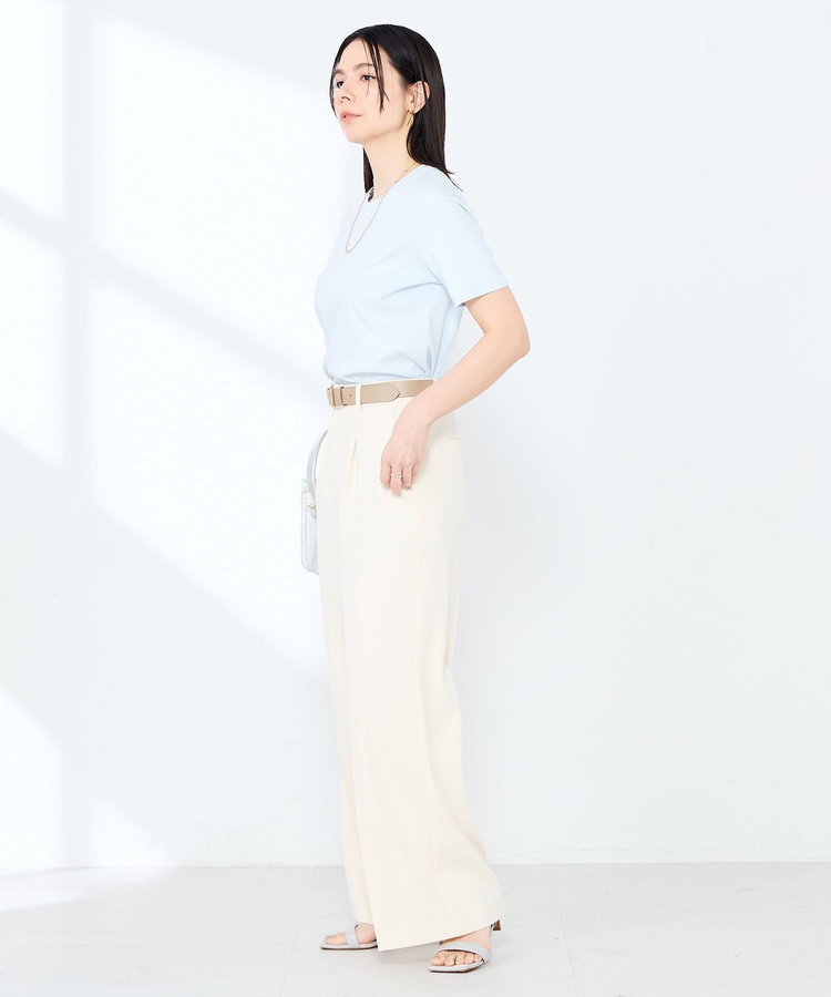 《手洗い可能》W&Wベイシック丈Tシャツ
