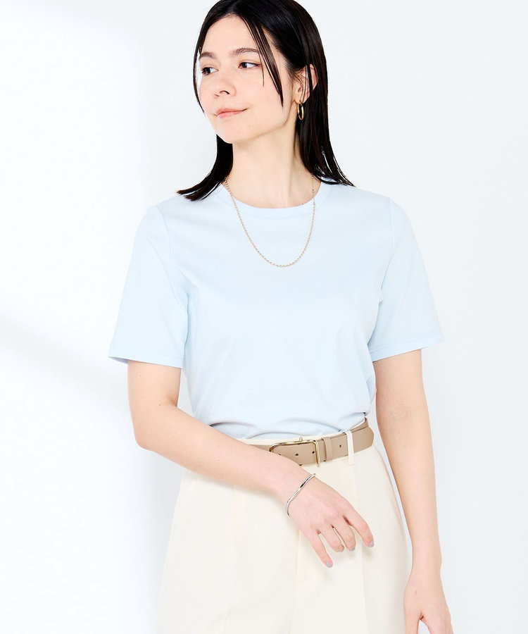 《手洗い可能》W&Wベイシック丈Tシャツ