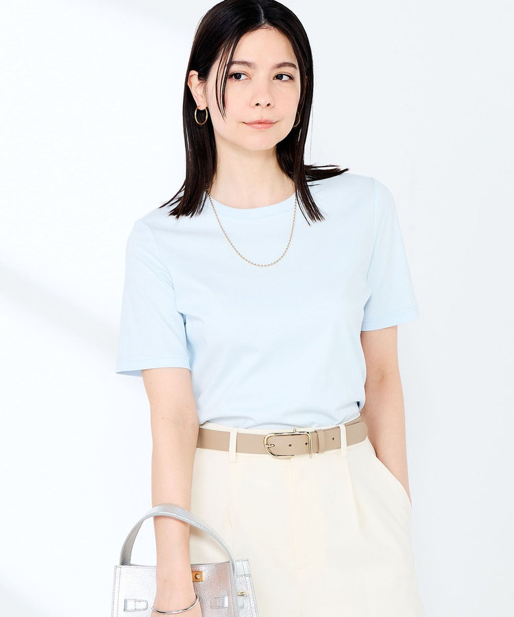 《手洗い可能》W&Wベイシック丈Tシャツ