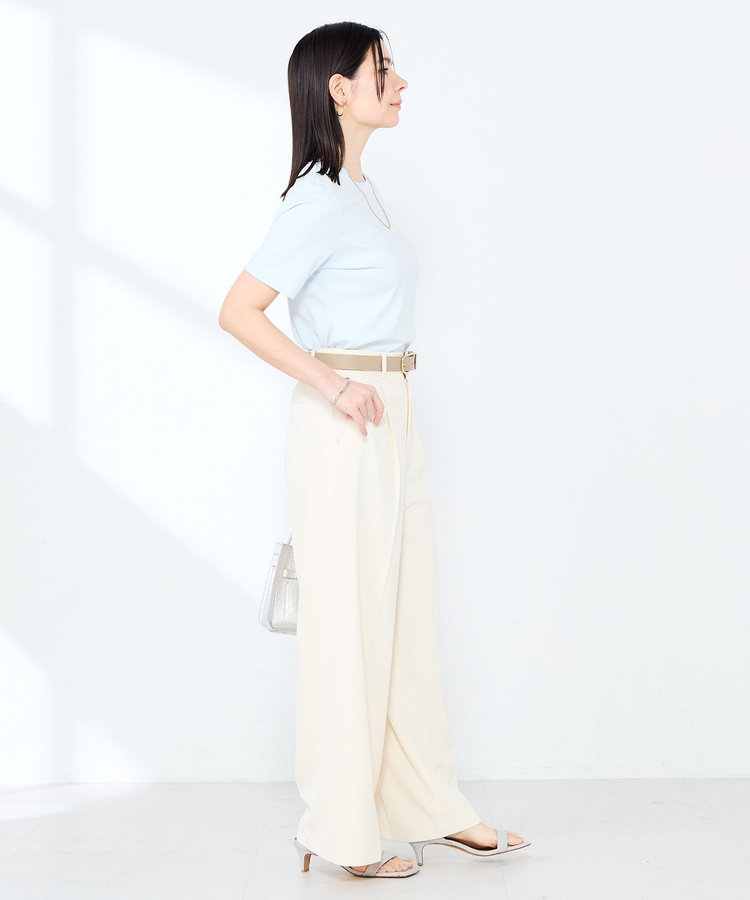 《手洗い可能》W&Wベイシック丈Tシャツ