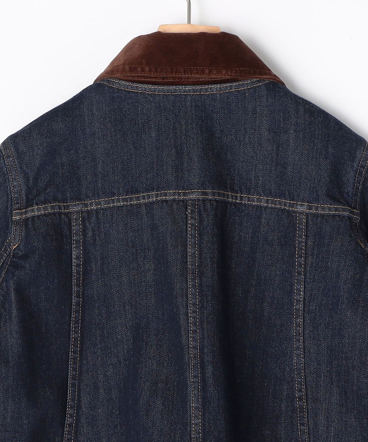【RM denim】コーデュロイ襟2WAYフレアショート丈Gジャン