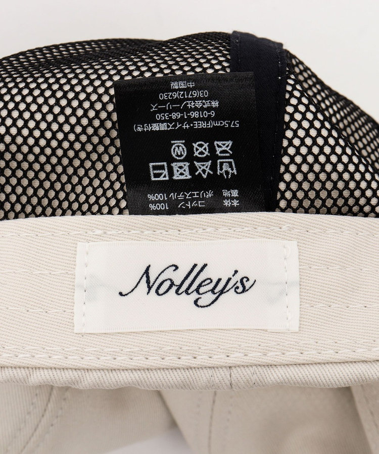 【nolnol/ノルノル】コットンツイルキャップ