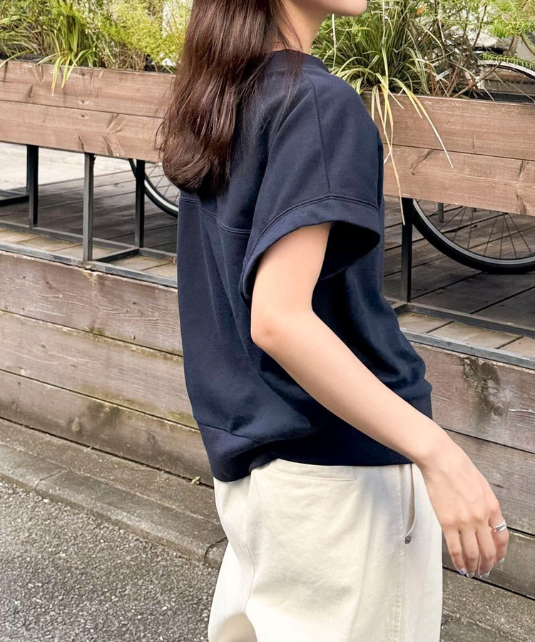 ［WEB限定 SPECIAL SALE！］ミニ裏毛前開きZIPプルオーバー