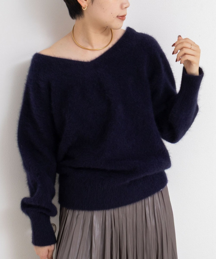 ヘアリー2WAYプルオーバーニット（5-0030-6-02-001）｜NOLLEY'S sophi