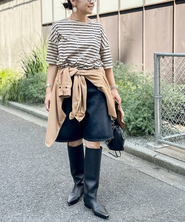 【WEB限定】ウォッシャブルリヨセル綿オトナT