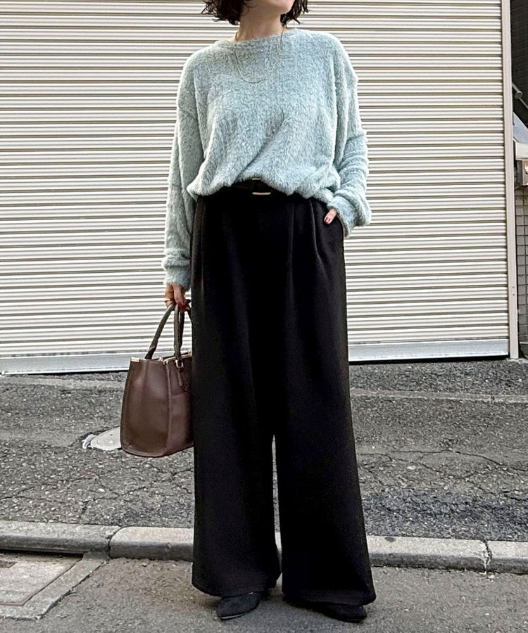 ［FREDY＆GLOSTER限定 TIME SALE！］フィブリルポンチタックパンツ