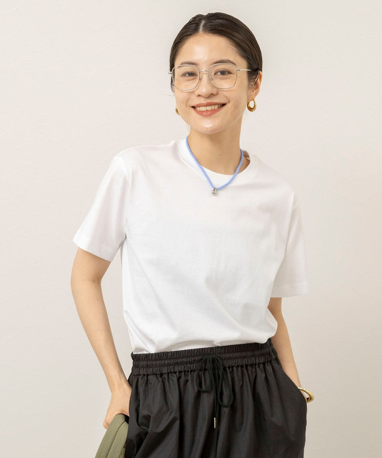 【MAQWEL/マクウェル】ウォッシャブルコンパクトコーマＴシャツ