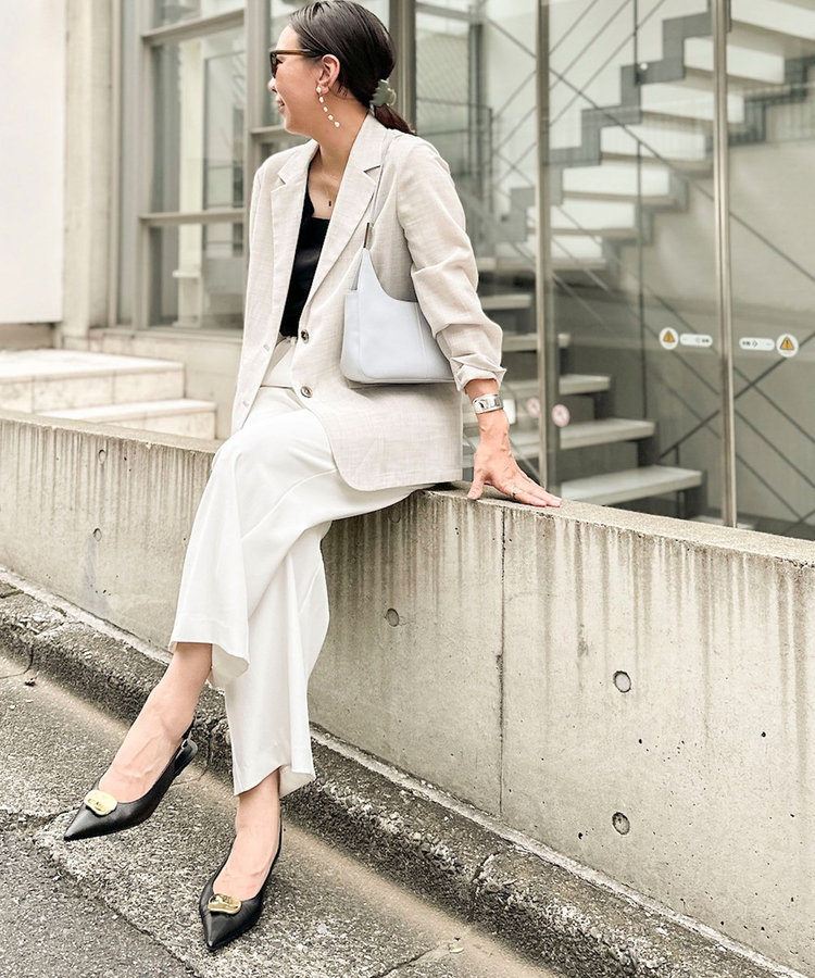 ［WEB限定 SPECIAL SALE！］《セットアップ対応》NEW morisachiウォッシャブルツイルイージーワイドパンツ