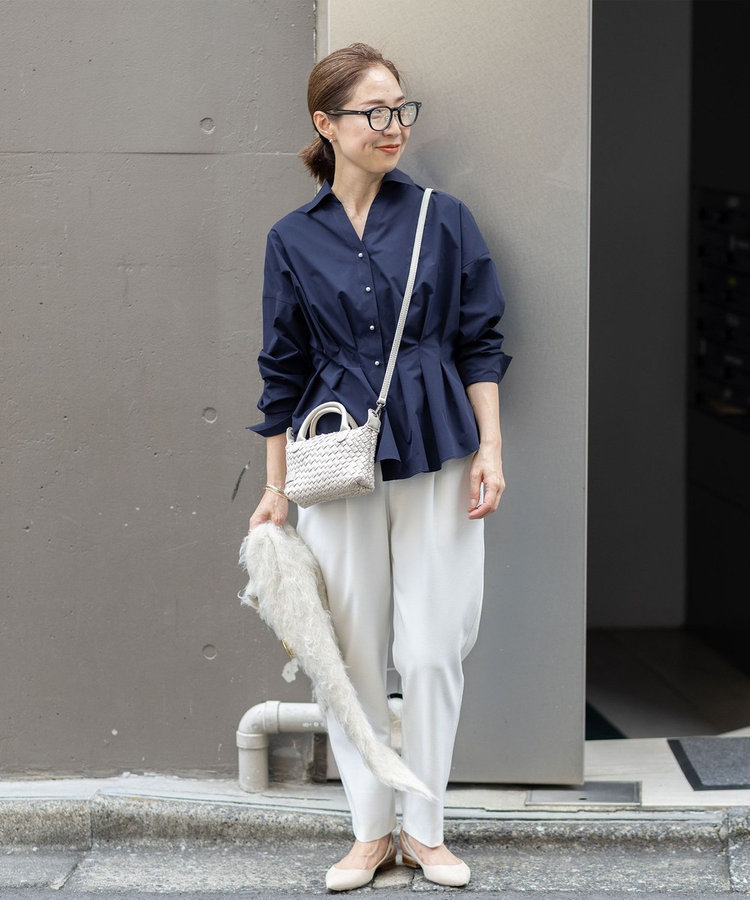 【WEB＆一部店舗限定カラー】ストレッチタフタスキッパータックシャツ
