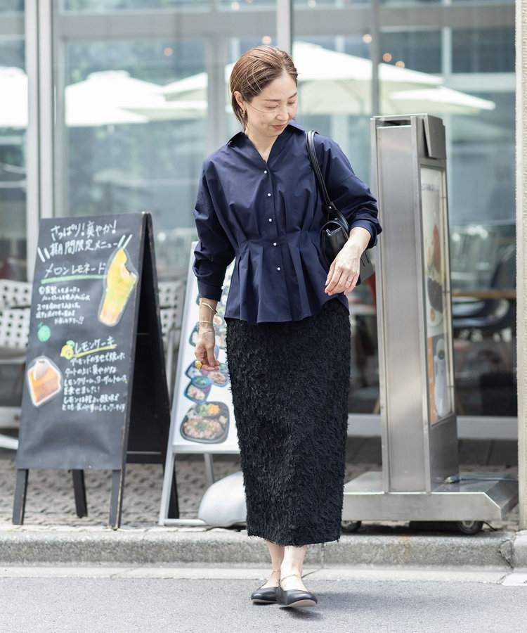 【WEB＆一部店舗限定カラー】ストレッチタフタスキッパータックシャツ
