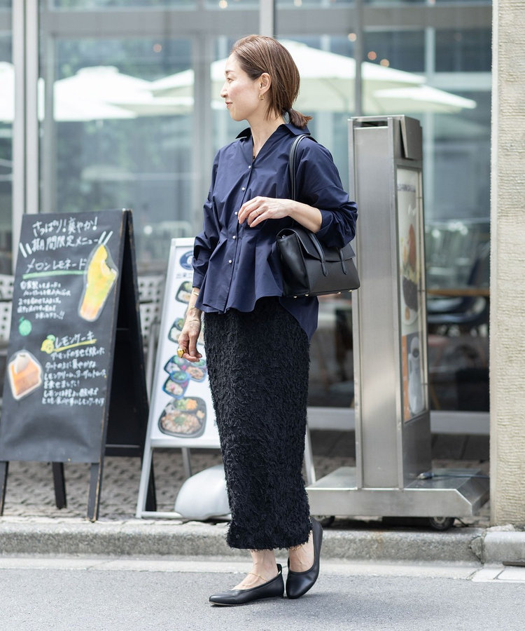 【WEB＆一部店舗限定カラー】ストレッチタフタスキッパータックシャツ