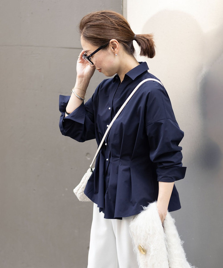 【WEB＆一部店舗限定カラー】ストレッチタフタスキッパータックシャツ