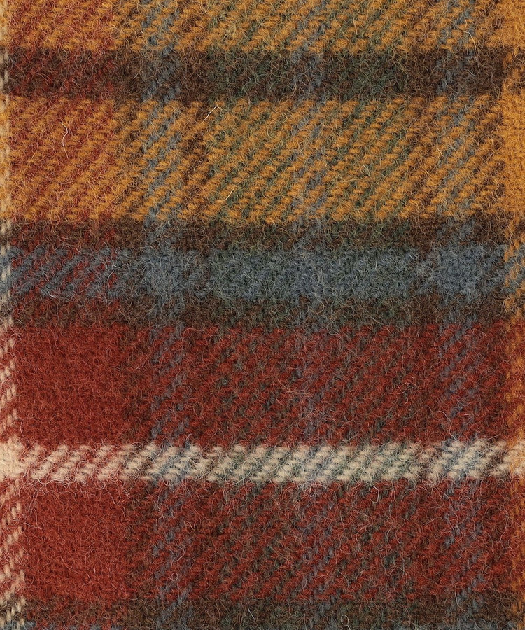 【TWEEDMILL】別注チェック柄フード付きマフラー