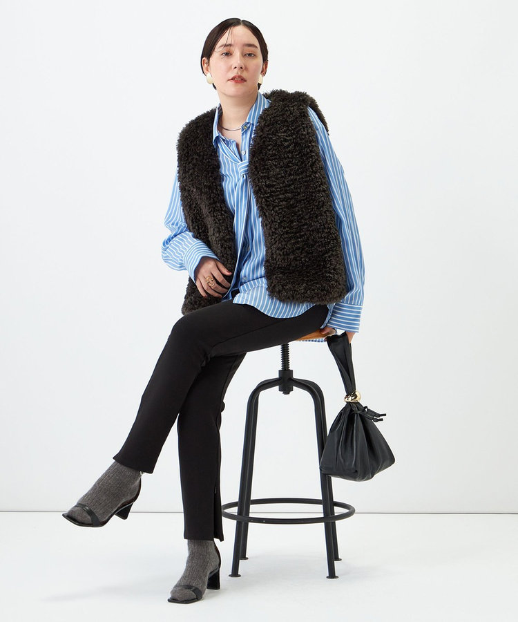 ウォッシャブルStretch Zipレギンスパンツ