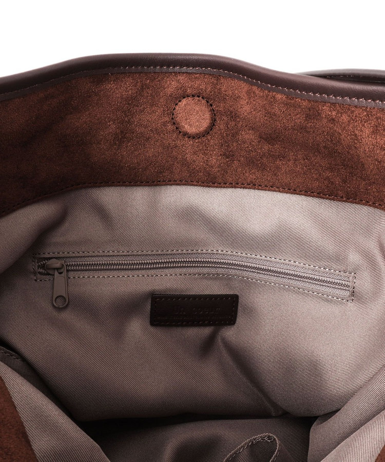【Un coeur/アンクール】K906019 SUEDE DRAPE ONE SHOULDER