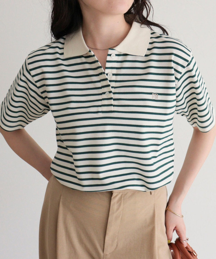 FR刺しゅうCOTTONポロシャツ