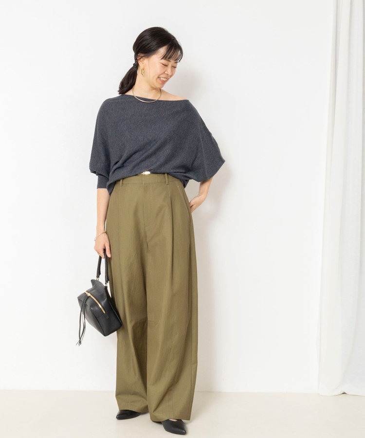 【BECシリーズ】【一部WEB限定カラーアイテム】ドレープドルマンプルオーバー