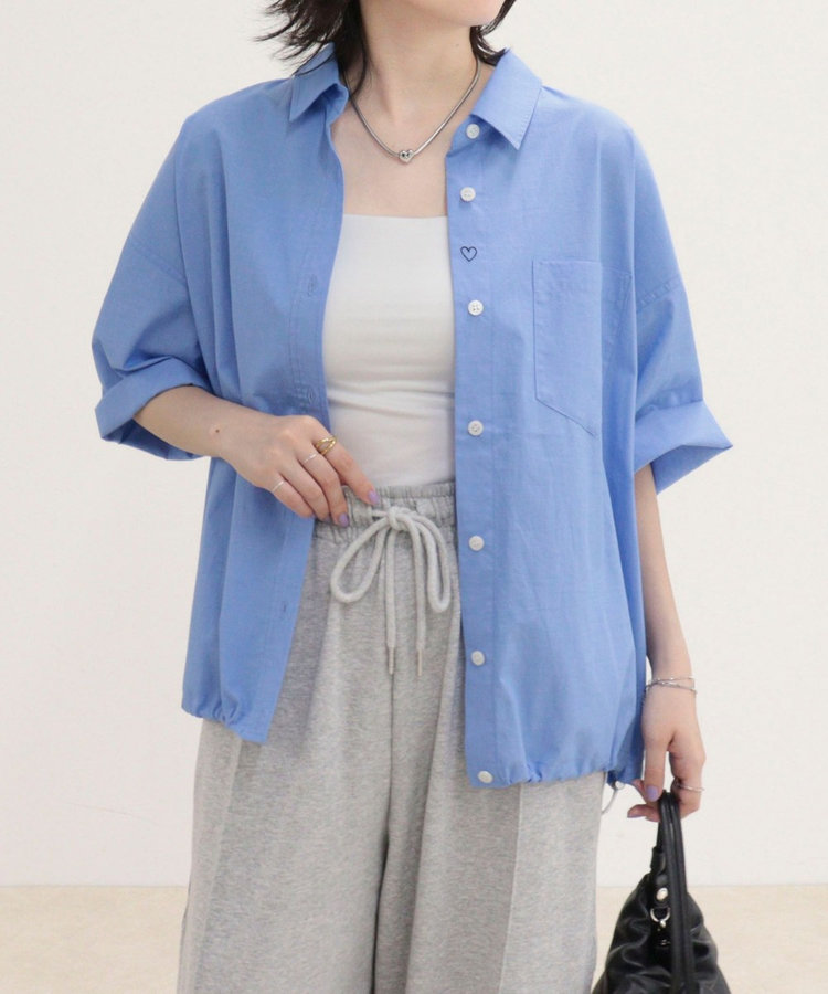 ［WEB限定 SPECIAL SALE！］【人気につき半袖Ver.で再登場】汗染み軽減加工COTTON半袖シャツブルゾン