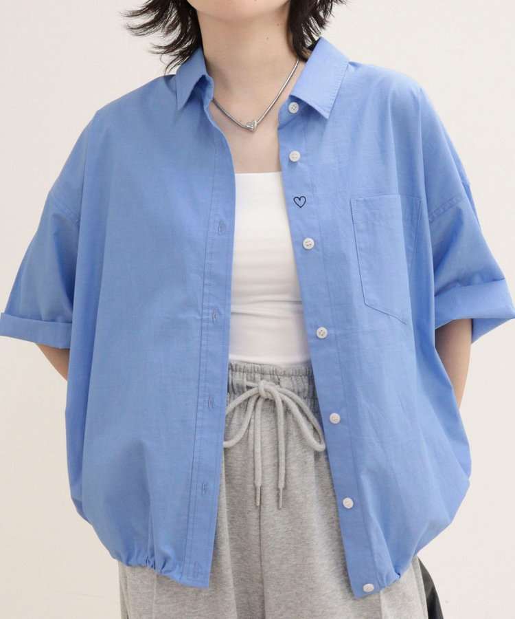 ［WEB限定 SPECIAL SALE！］【人気につき半袖Ver.で再登場】汗染み軽減加工COTTON半袖シャツブルゾン