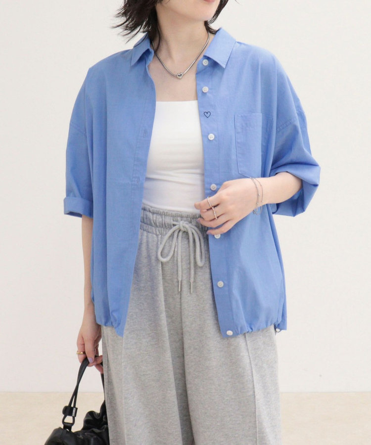 ［WEB限定 SPECIAL SALE！］【人気につき半袖Ver.で再登場】汗染み軽減加工COTTON半袖シャツブルゾン