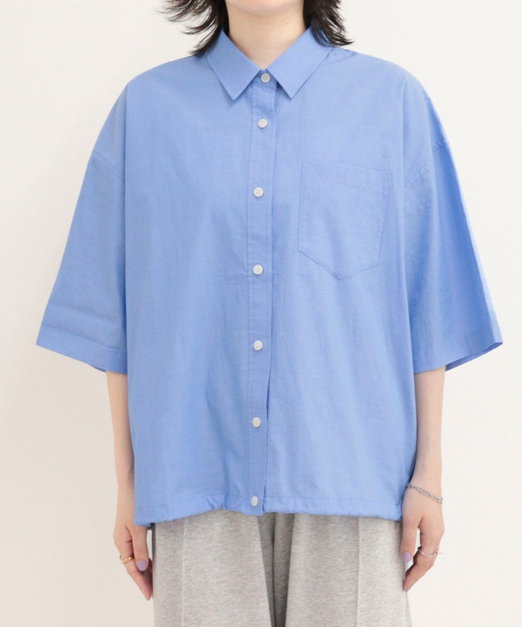 ［WEB限定 SPECIAL SALE！］【人気につき半袖Ver.で再登場】汗染み軽減加工COTTON半袖シャツブルゾン