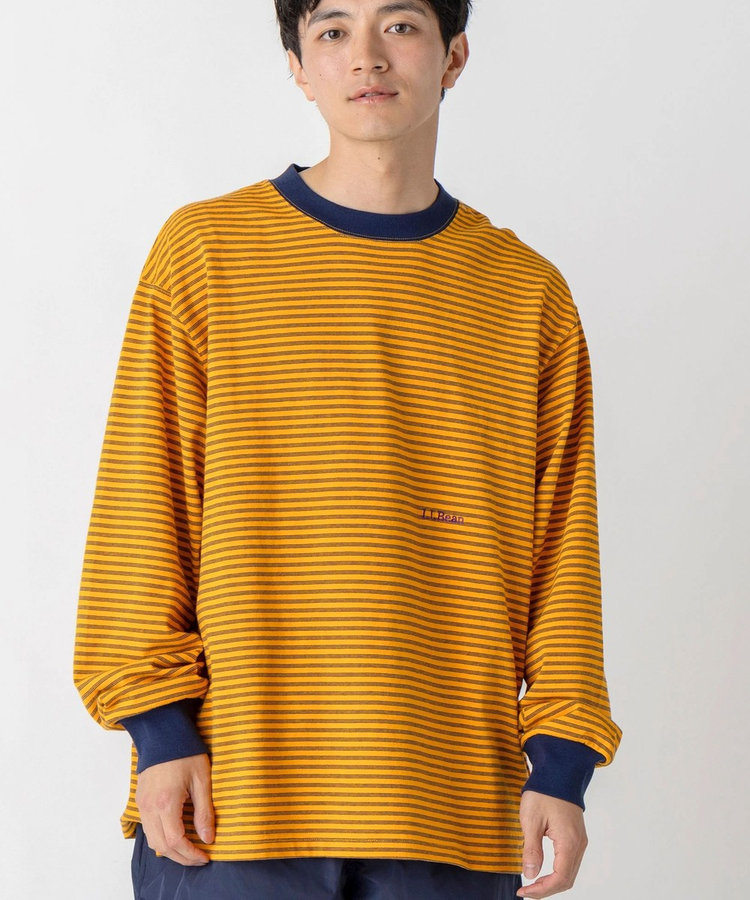 L.L.Bean/エルエルビーン】Union L/S Stripe Tee ボーダーTロンT  刺繍（4-0634-5-53-009）｜GLOSTER(グロスター）｜men（MEN）｜NOLLEY'S MALL（ノーリーズ モール）