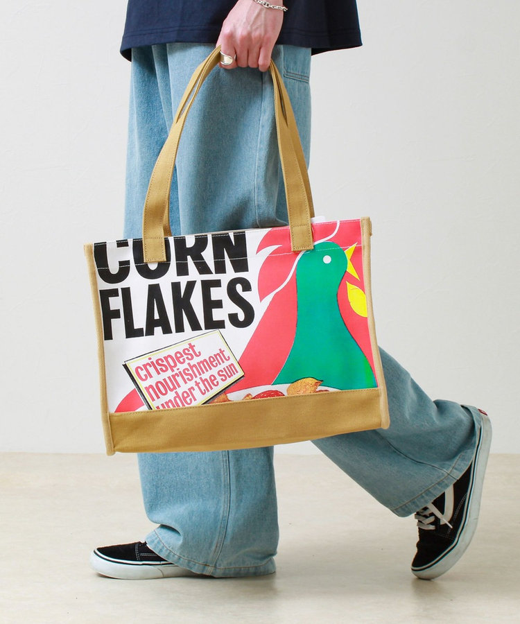 FTL VINTAGE Kelloggs Package print canvas bag