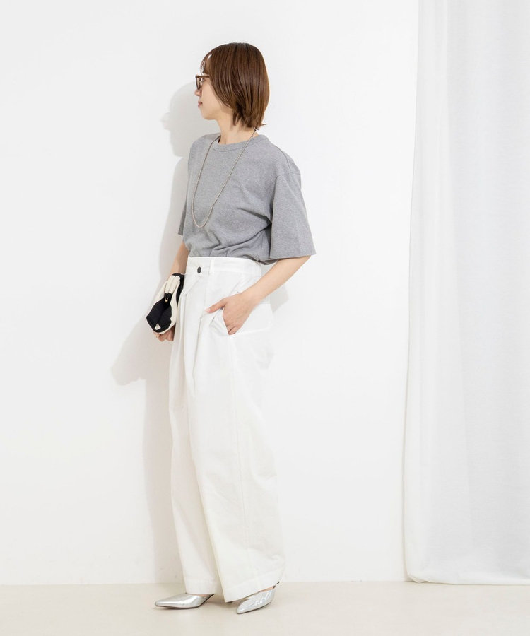 【一部WEB限定サイズ】《撥水》ウォッシャブル撥水ワイドラップパンツ