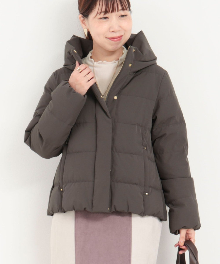 撥水》ストレッチライトタフタショートコート（5-0818-6-04-002