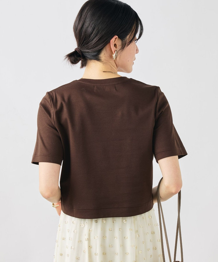 《手洗い可能》W&Wショート丈Tシャツ