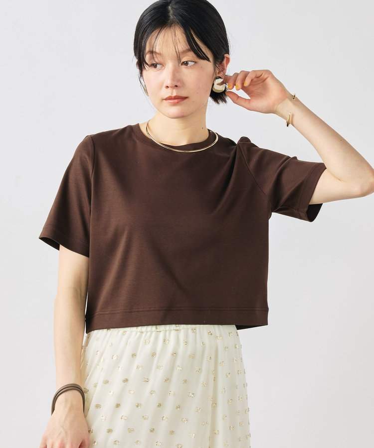 《手洗い可能》W&Wショート丈Tシャツ