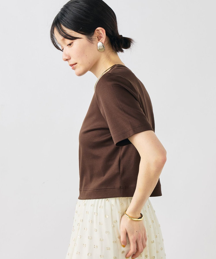 《手洗い可能》W&Wショート丈Tシャツ