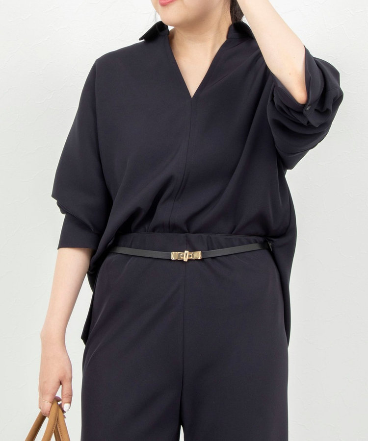 【一部WEB限定カラーアイテム】《セットアップ対応》ウォッシャブルツイルスキッパーシャツ