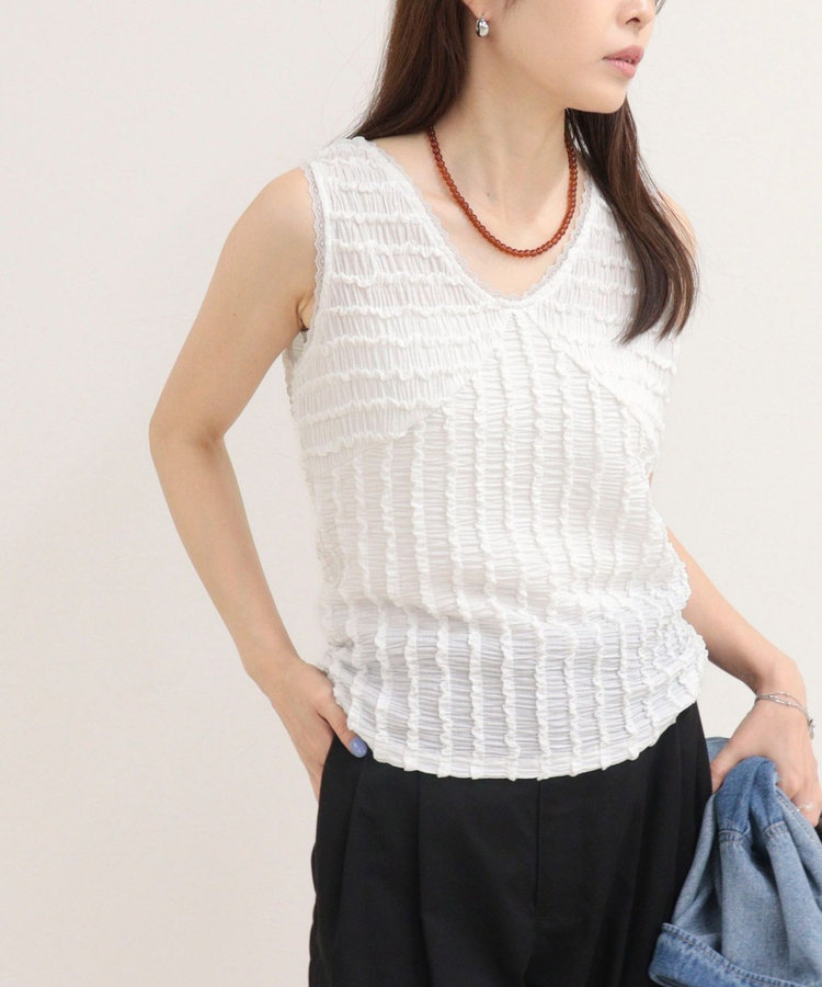 ［WEB限定 SPECIAL SALE！］カットレースタンク