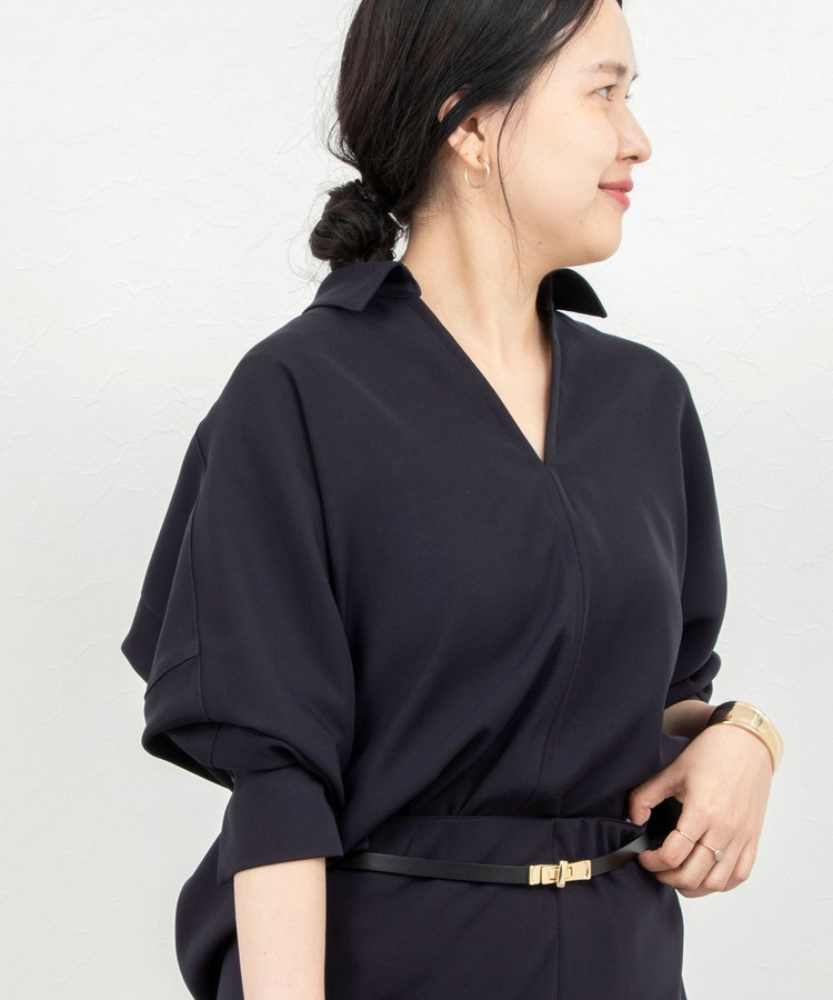 【一部WEB限定カラーアイテム】《セットアップ対応》ウォッシャブルツイルスキッパーシャツ