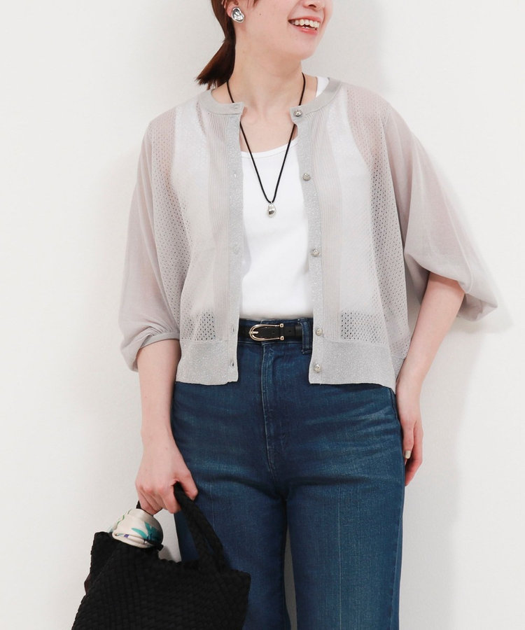 極美品♡Theory♡ ブラック リブ編み カーディガン S 疲れないフォーマルスタイル。スーパーメリノ カーディガン