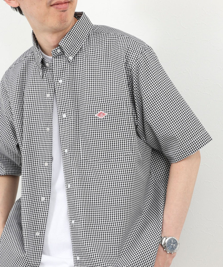 DANTON/ダントン】DOT BUTTON B.D. SHIRT SS 26SS（DT-B0337 POD）（6