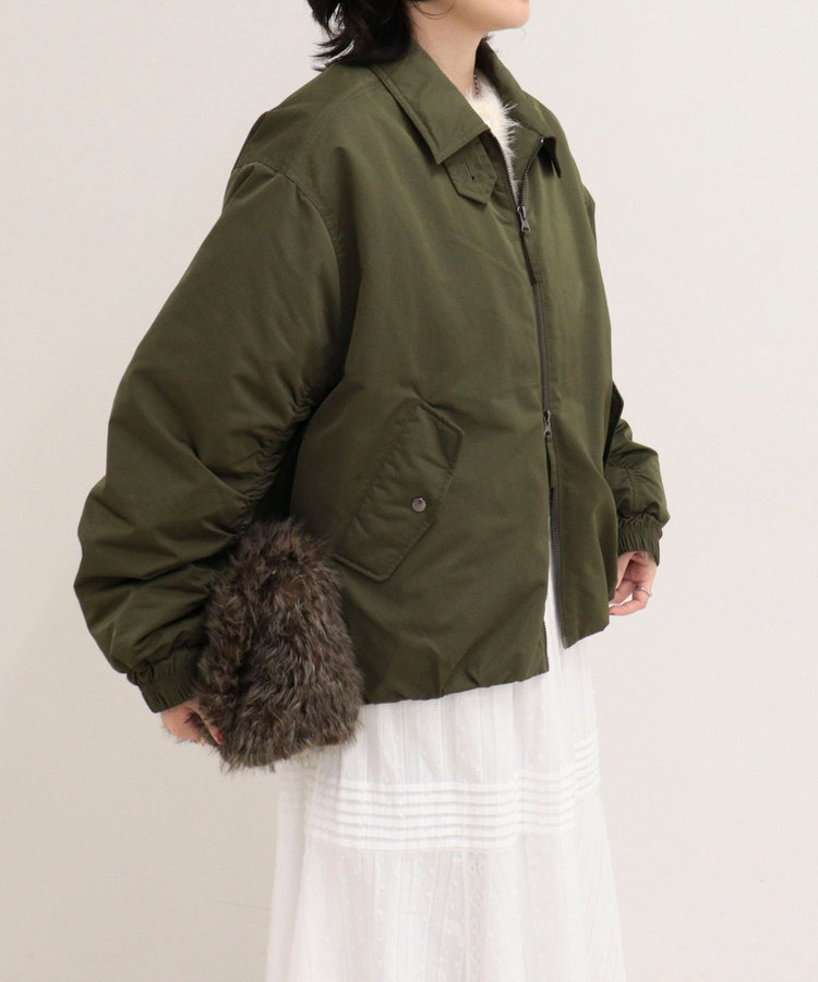 ［FREDY＆GLOSTER限定 TIME SALE！］2WAYカラーボリュームMA-1