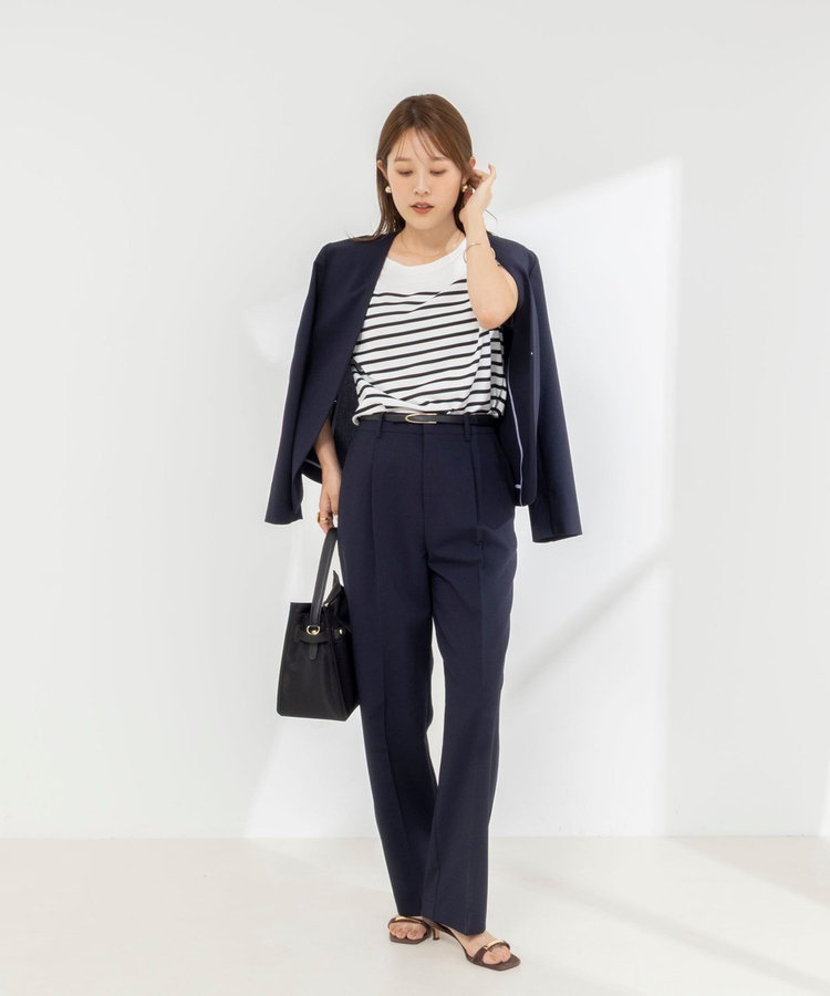 《セットアップ対応/接触冷感》【BECシリーズ】ウォッシャブルハイスペックトロセミワイドパンツ