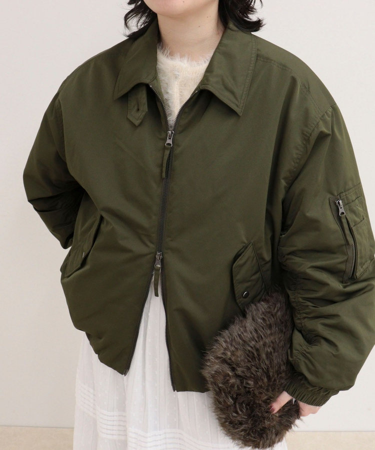 ［FREDY＆GLOSTER限定 TIME SALE！］2WAYカラーボリュームMA-1