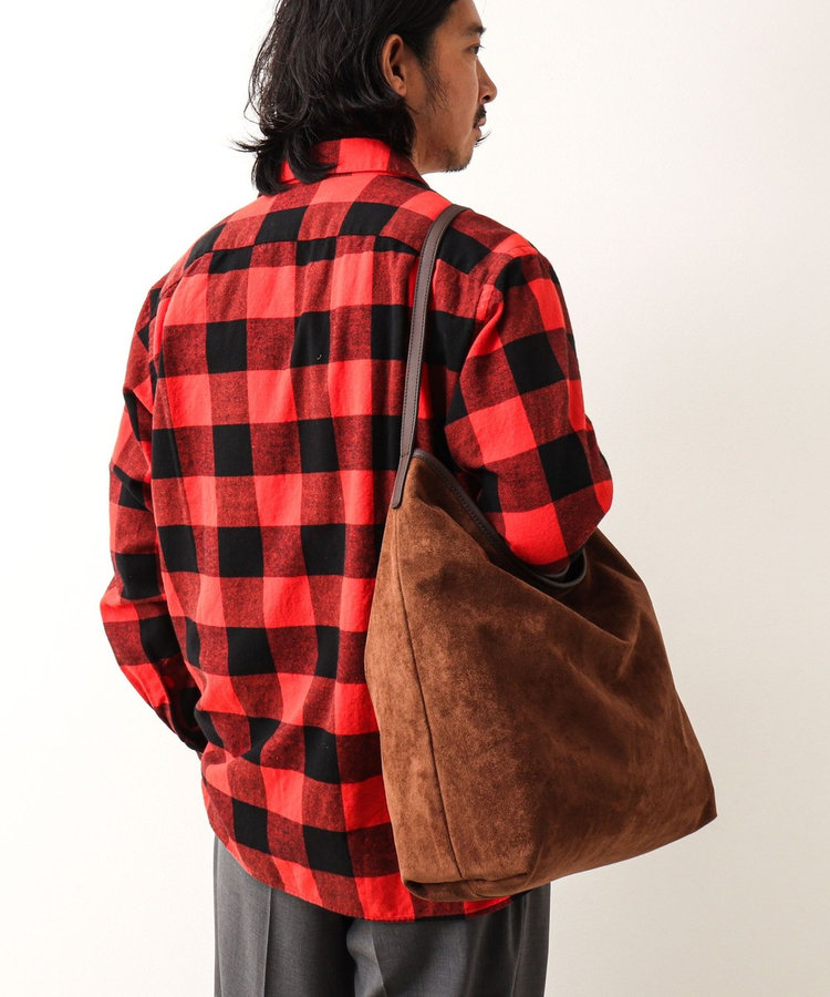 【Un coeur/アンクール】K906019 SUEDE DRAPE ONE SHOULDER