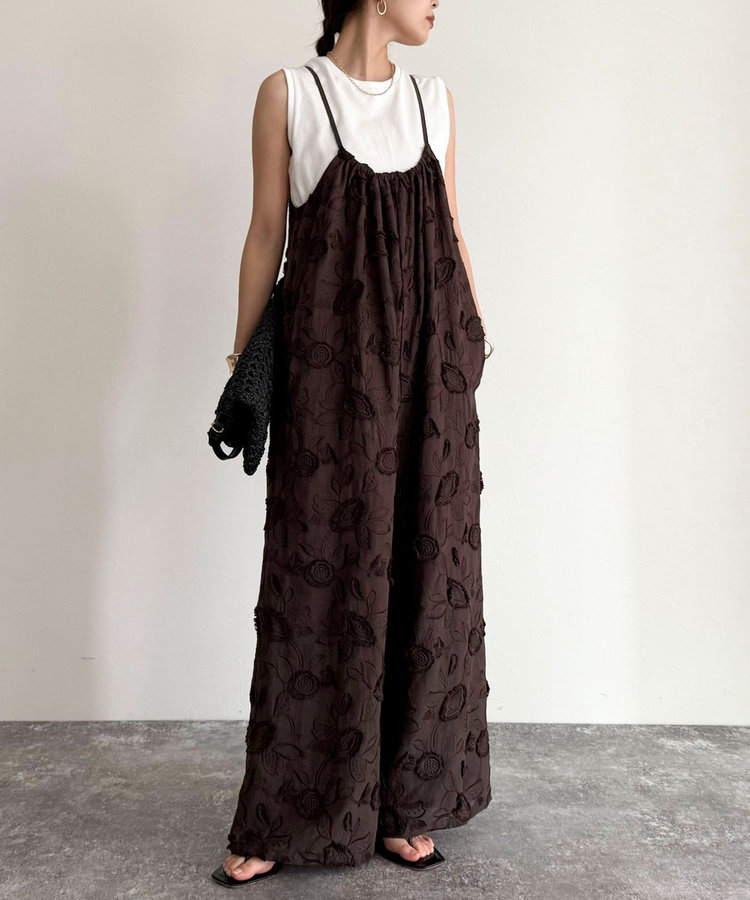 ドゥドゥ◇サロペット◇美品 DouDou オールインワン 「新色追加/WEB限定」ミドルオンスデニム