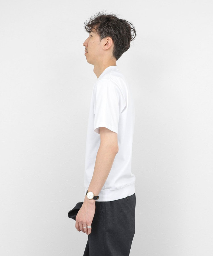 ［WEB限定 SPECIAL SALE！］《ビジカジ対応》シルケットスムース クルーネックドレスTシャツ 26SS