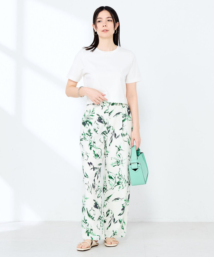 《手洗い可能》W&Wショート丈Tシャツ