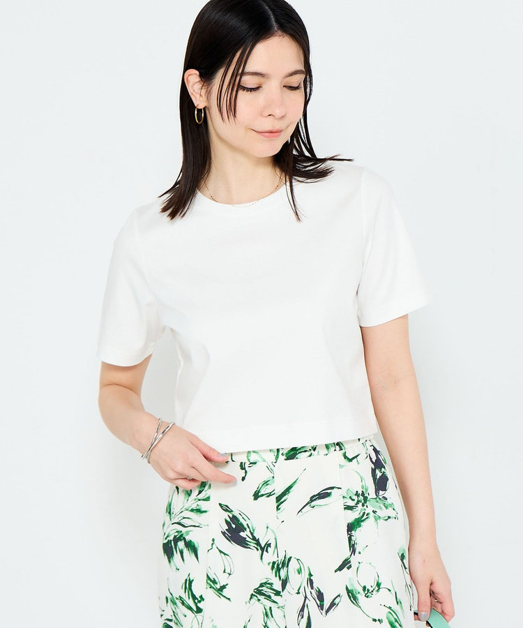 《手洗い可能》W&Wショート丈Tシャツ