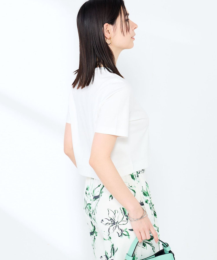 《手洗い可能》W&Wショート丈Tシャツ