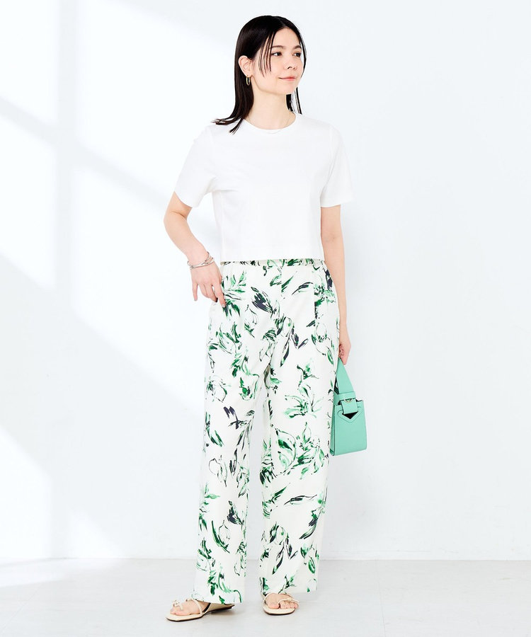 《手洗い可能》W&Wショート丈Tシャツ