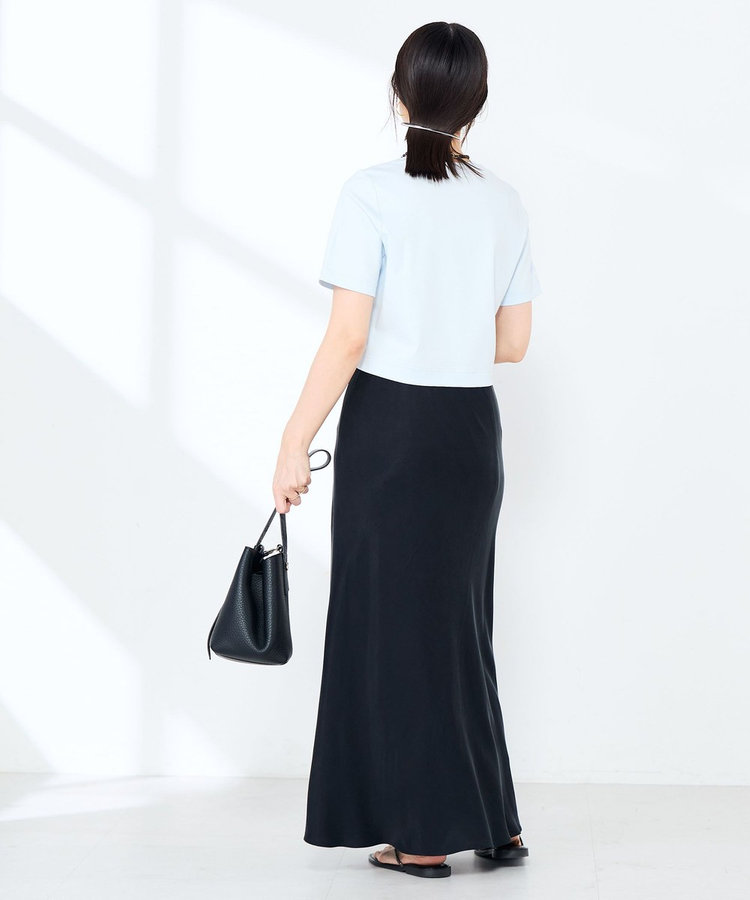 《手洗い可能》W&Wショート丈Tシャツ